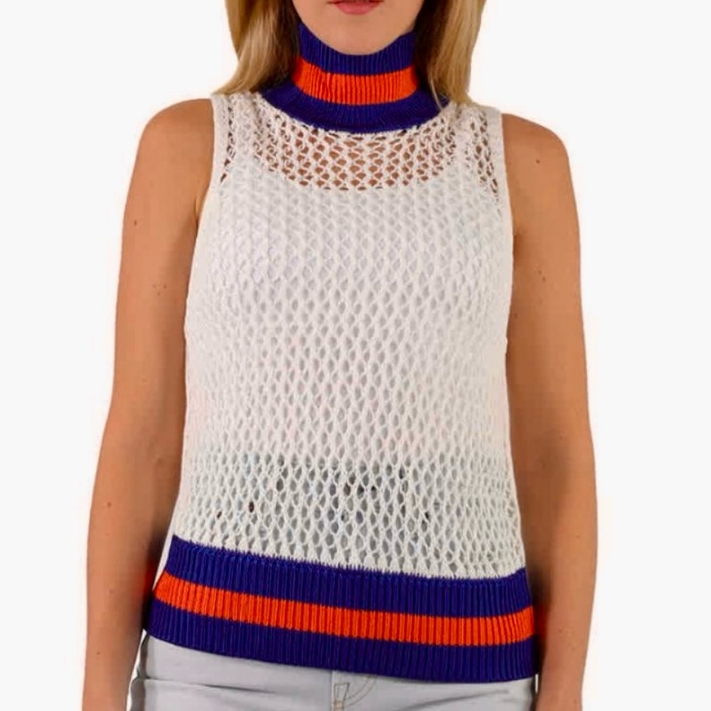 Burberry Sleeveless Turtleneck Sweater- Size Small